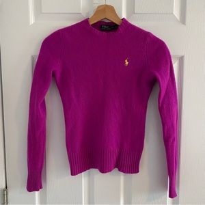 polo ralph lauren cashmere/wool knit - size small